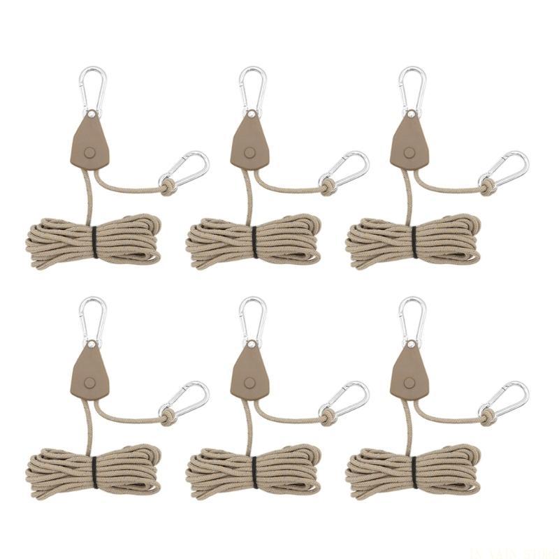 Outdoor Camping Guy - M5TC Camping Rope with Ratchet Pulley,