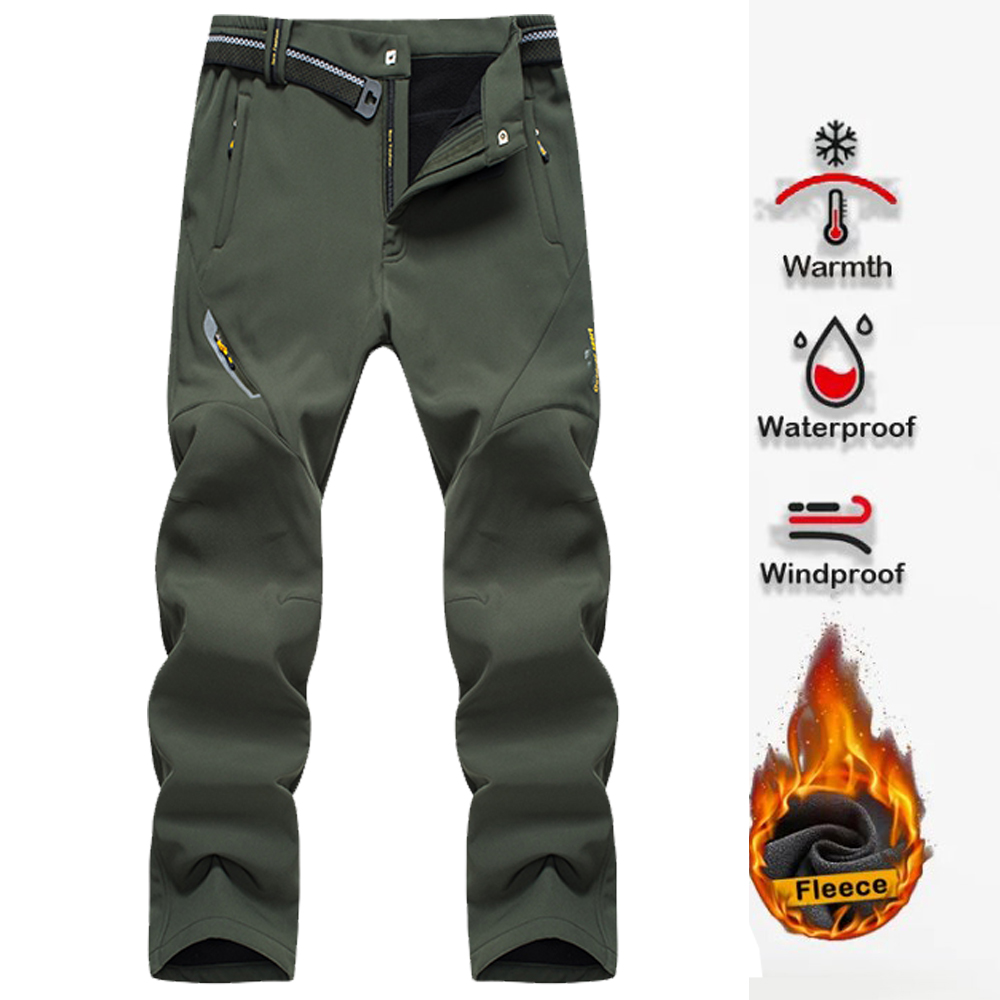 Outdoor Camping Jacket - Men's Hiking Pants Softshell Outdoor Trousers