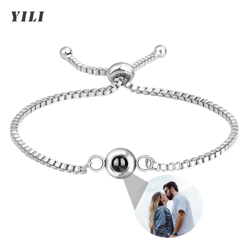 Paracord Bracelet - Custom Photo Bracelet Personalized Photo Projection