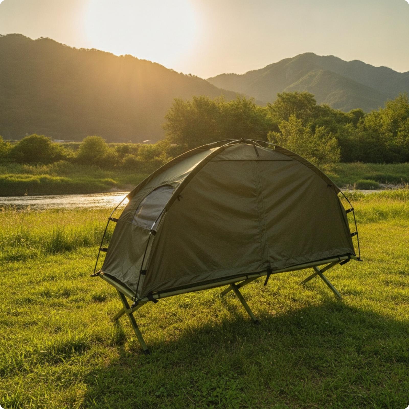 Outdoor Camping Guy - Compact Outdoor Cot Shelter Tent for