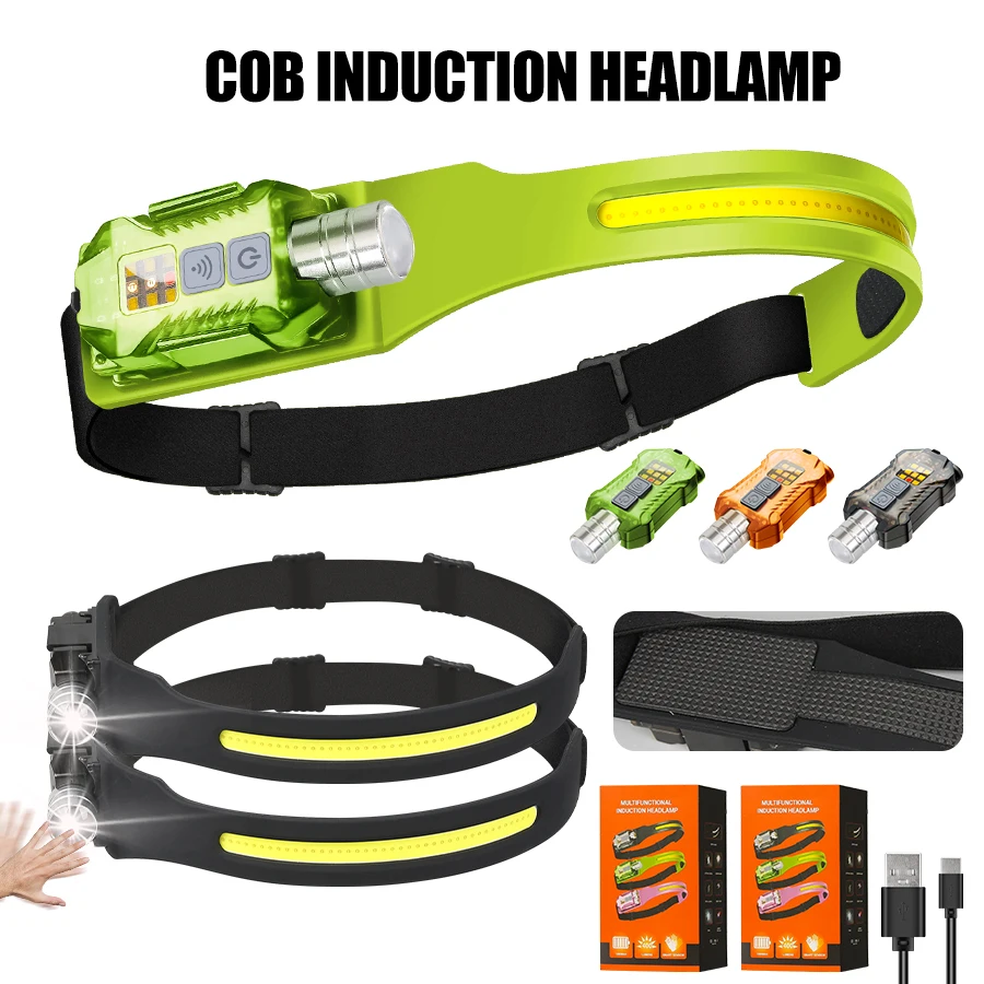Headlamp - Powerful LED Headlamp Portable Rechargeable Head