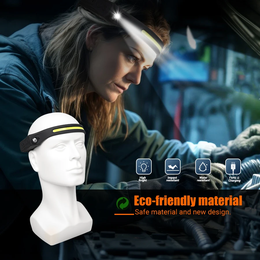 Rechargeable Headlight Motion  - огляд і ціна Headlamp