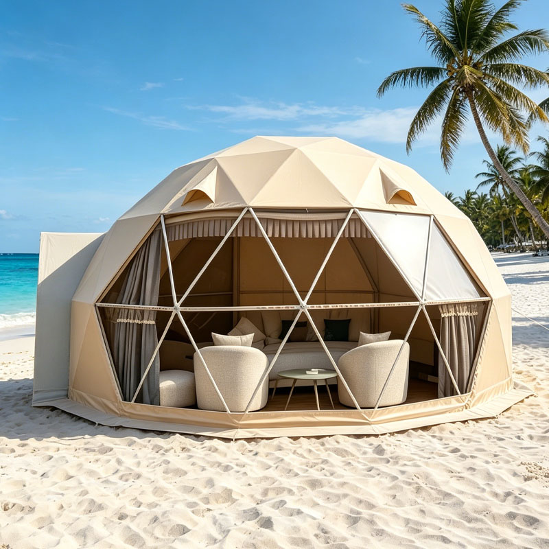 Luxury Glamping Dome House Geo - огляд і ціна Outdoor Camping Dome