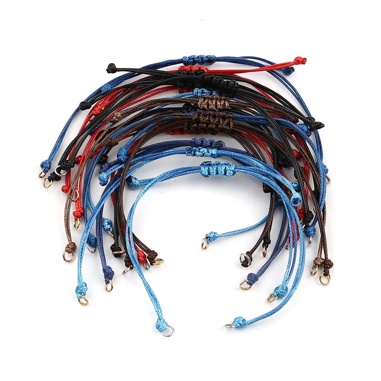 5pcs Multicolor Polyester Brai - огляд і ціна Paracord Bracelet