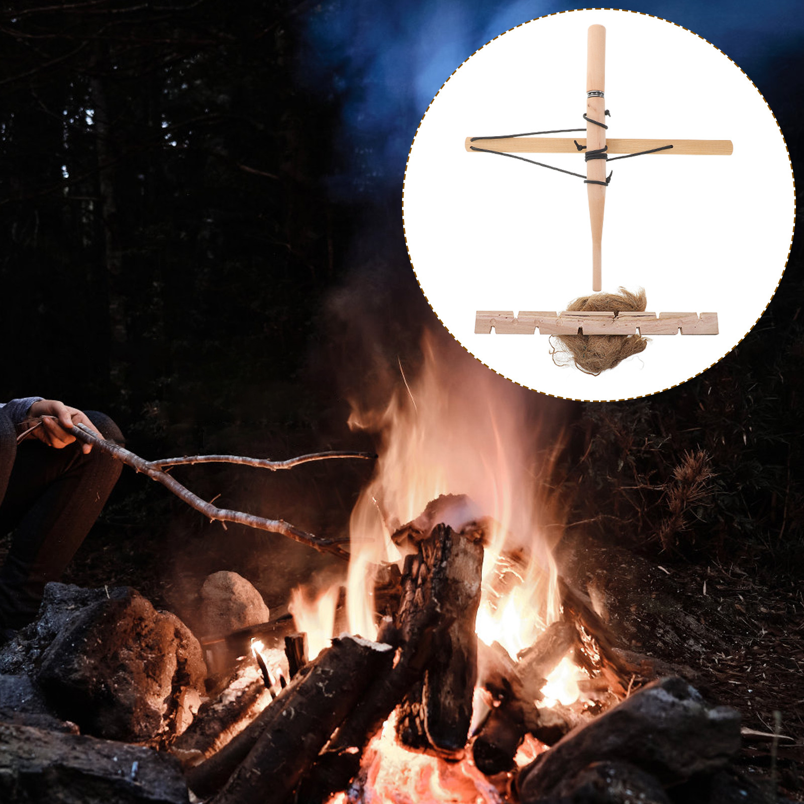 Primitive Fire Starters Bow Dr - огляд і ціна Outdoor Y Camping