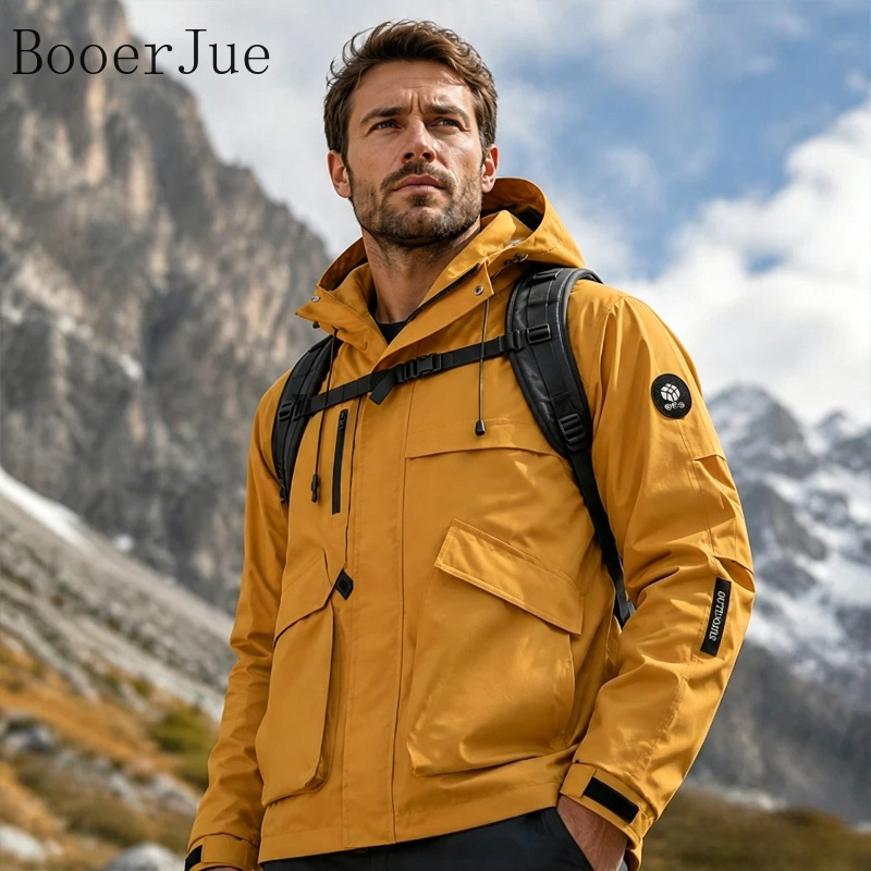 Men's Waterproof Hiking Jacket - огляд і ціна Outdoor Camping Jacket