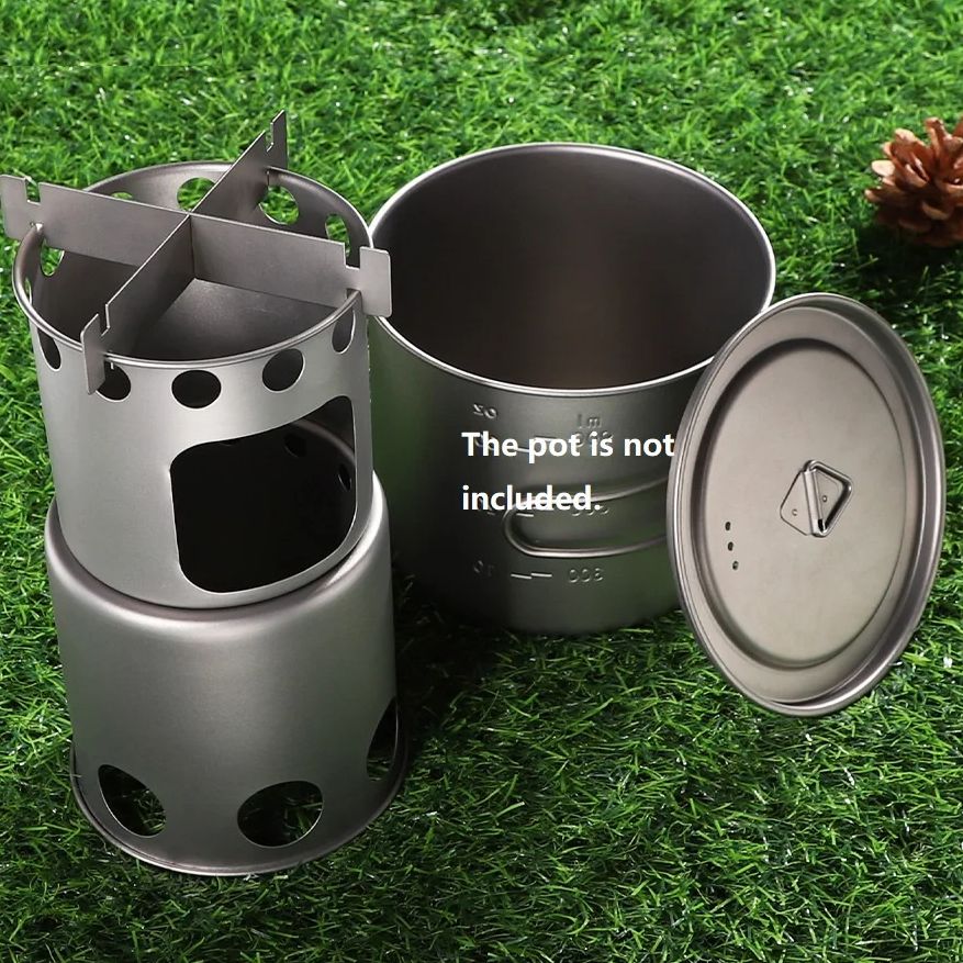 Camping Small Titanium Wood St - огляд і ціна Outdoor Camping Stove Wood