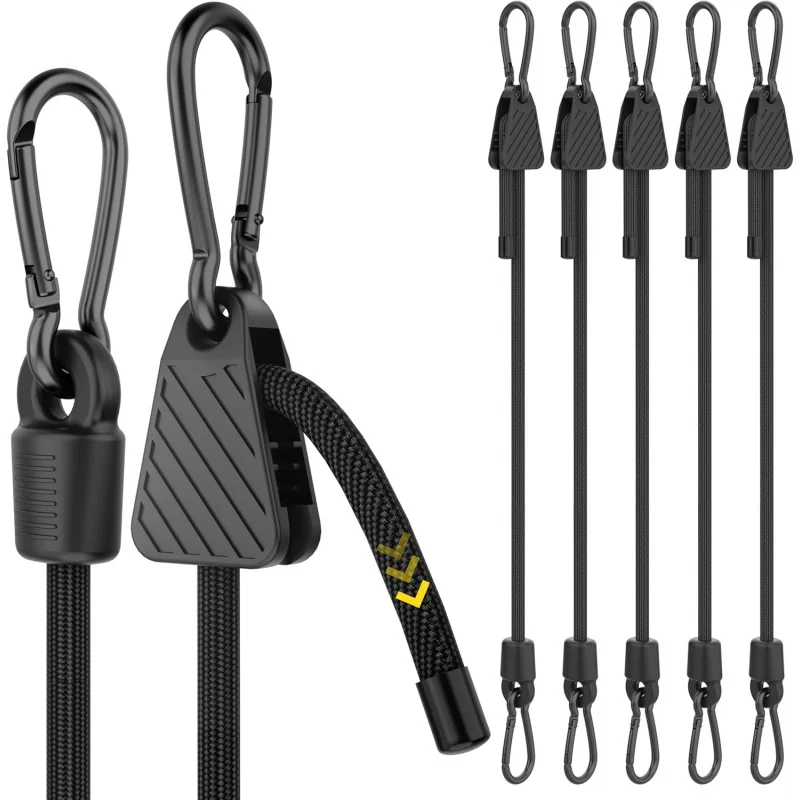 1-6PCS Adjustable Bungee Cord  - огляд і ціна Outdoor Camping Extension Cord