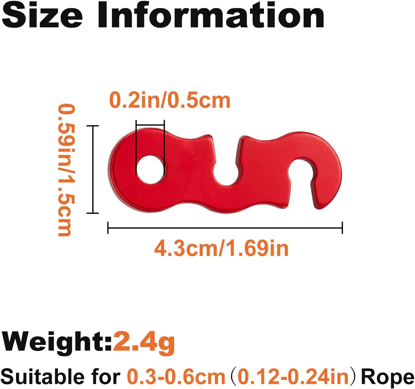 20Pcs Aluminum Alloy Tent Guyl - огляд і ціна Outdoor Camping Extension Cord