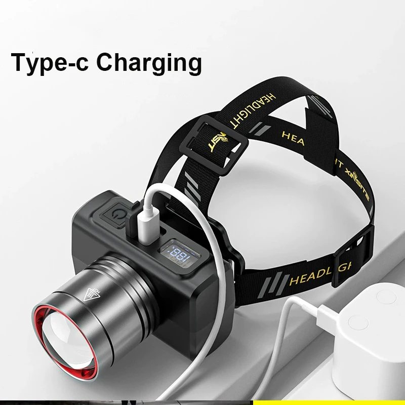 2026 LED digital Rechargeable  - огляд і ціна Headlamp