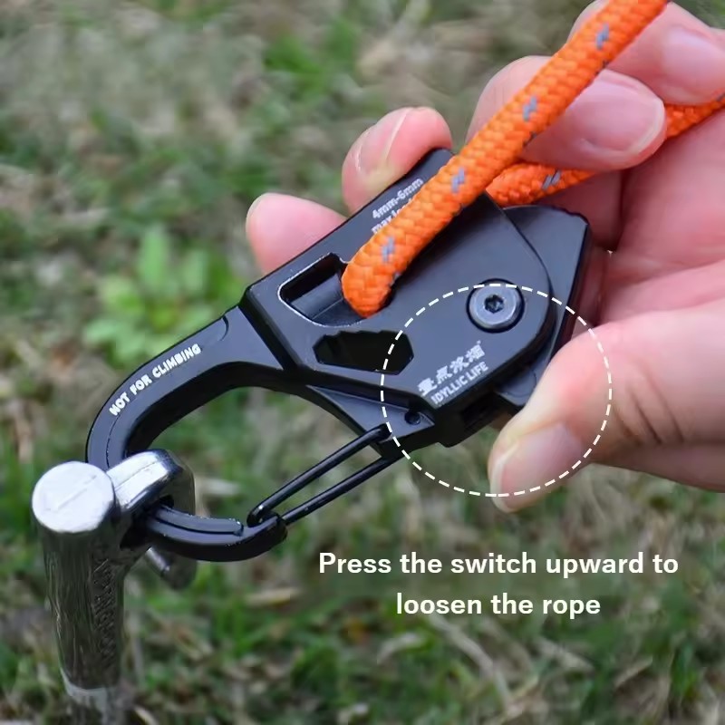 Aluminum Alloy Tent Rope Tensi - огляд і ціна Outdoor Camping Extension Cord