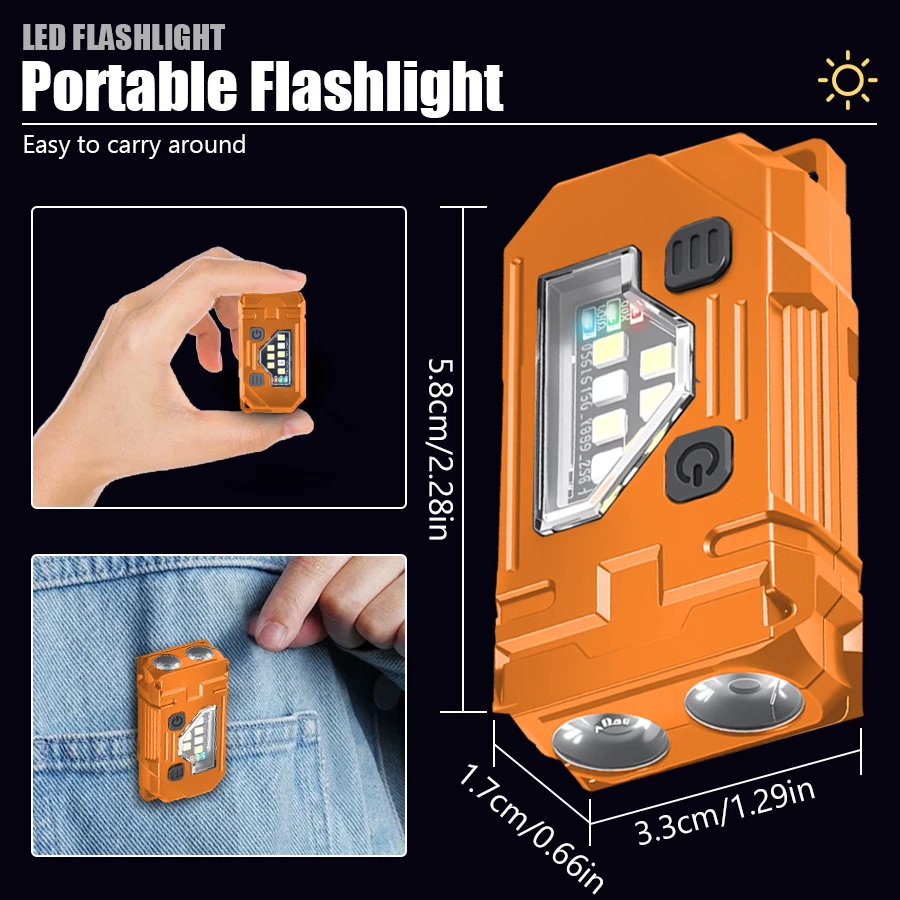 Mini Keychain EDC Flashlight R - огляд і ціна Headlamp
