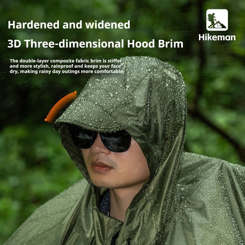 Ultralight Zipper Raincoat 210 - огляд і ціна Outdoor Camping Jacket