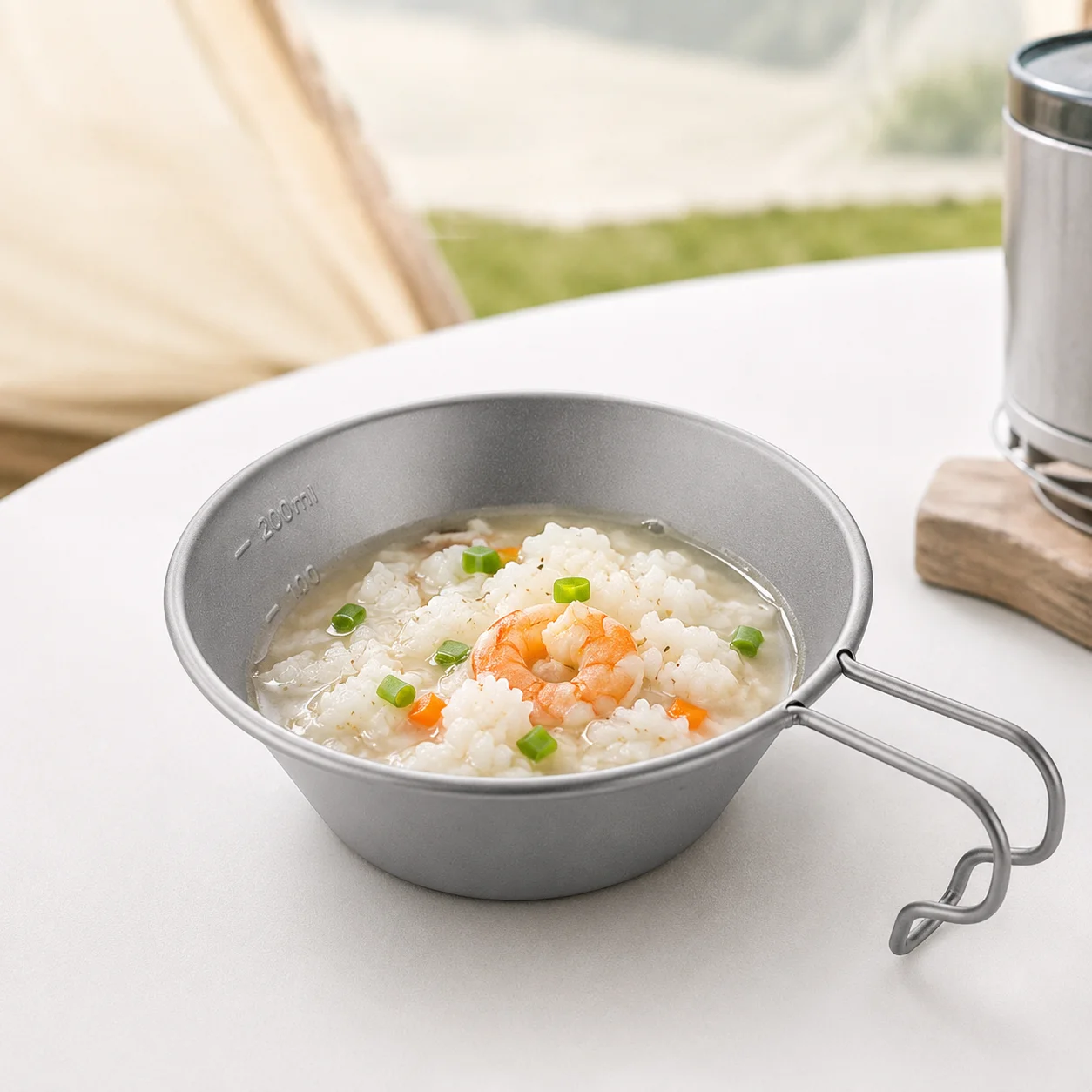 Titanium Sierra Bowl Lightweig - огляд і ціна Outdoor Camping Meals