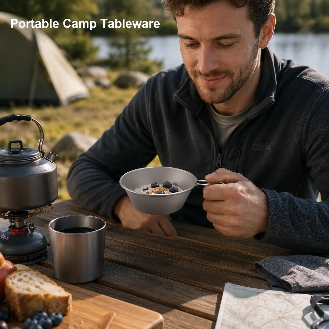 Titanium Sierra Bowl Lightweig - огляд і ціна Outdoor Camping Meals