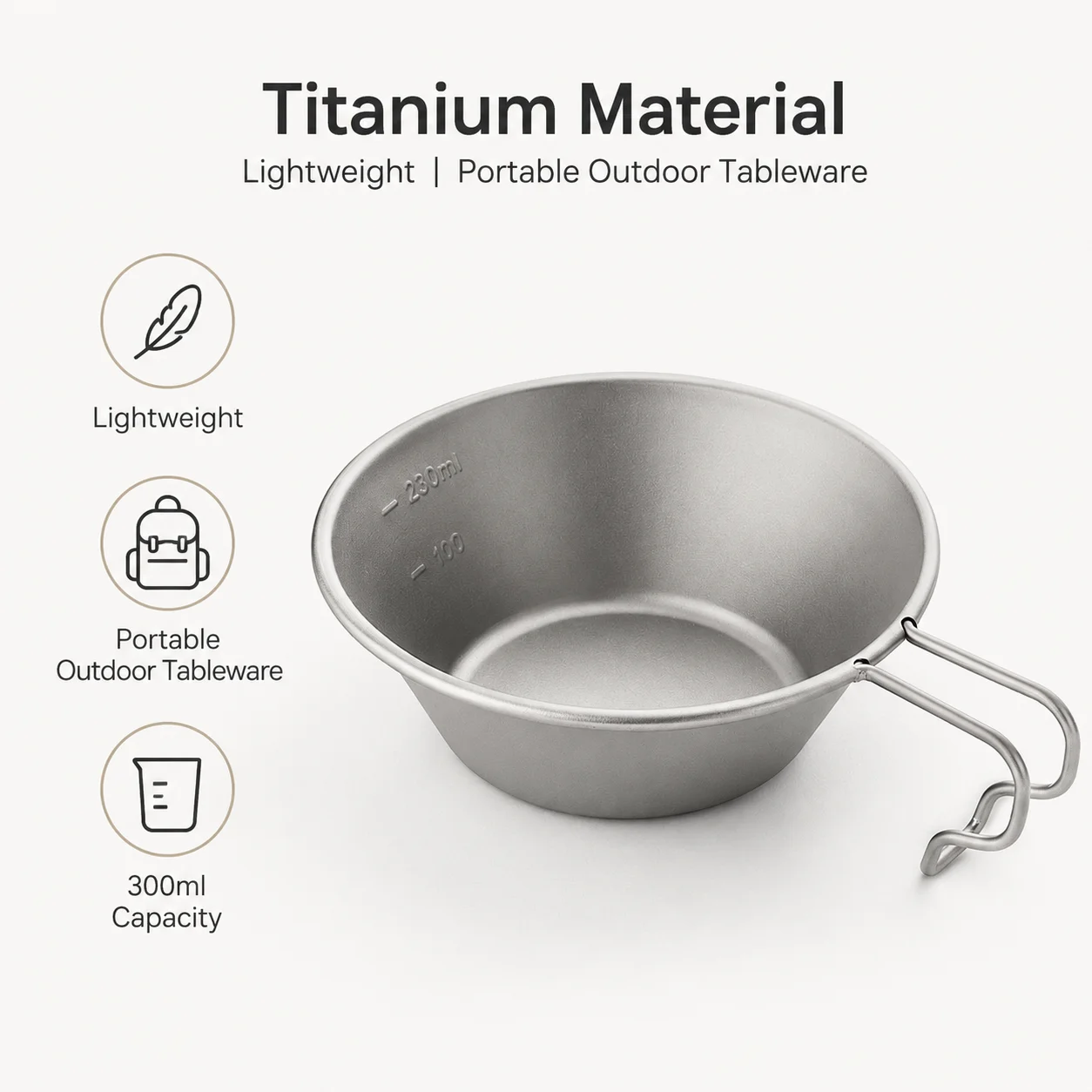 Titanium Sierra Bowl Lightweig - огляд і ціна Outdoor Camping Meals