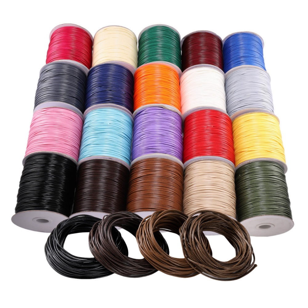 10M/Lot 0.5-2.5mm Leather Line - огляд і ціна Paracord Bracelet