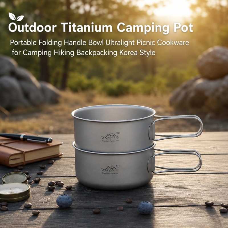 Outdoor Titanium Camping Pot P - огляд і ціна Outdoor Camping Korea