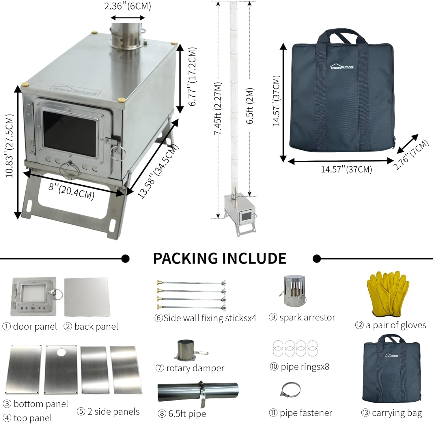 [New] Outdoor Stainless Steel  - огляд і ціна Outdoor Camping Stove Wood