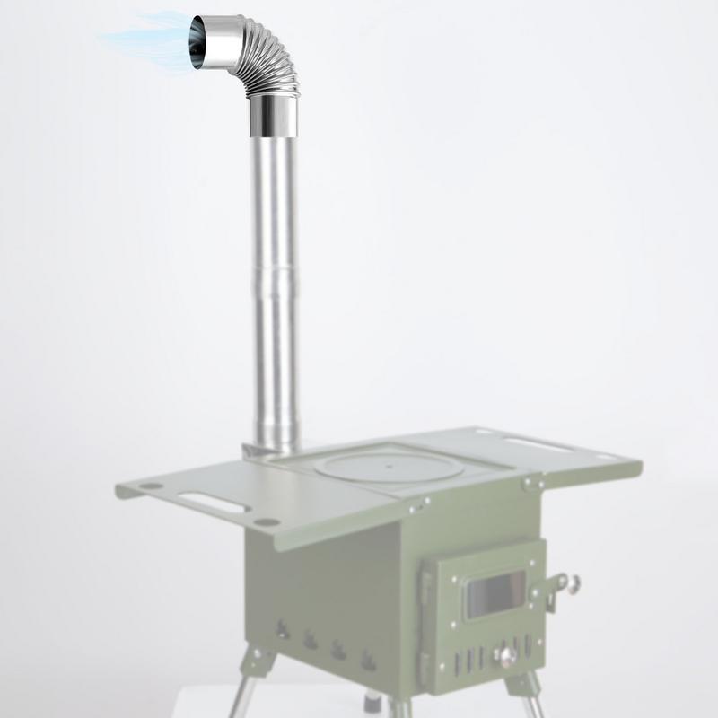 60/75mm Stainless Steel 90 Deg - огляд і ціна Outdoor Camping Stove Wood