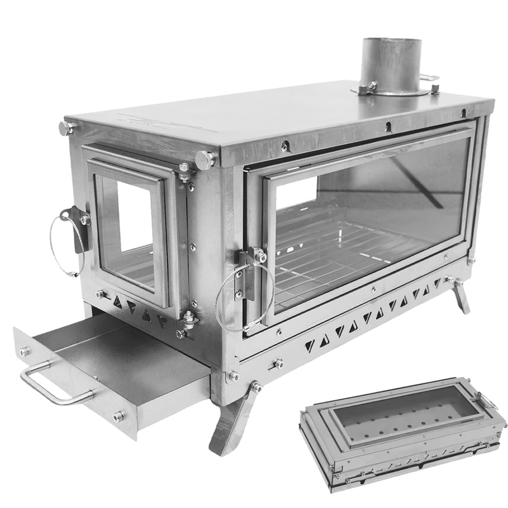 DANCHEL T3 Titanium Tent Stove - огляд і ціна Outdoor Camping Stove Wood