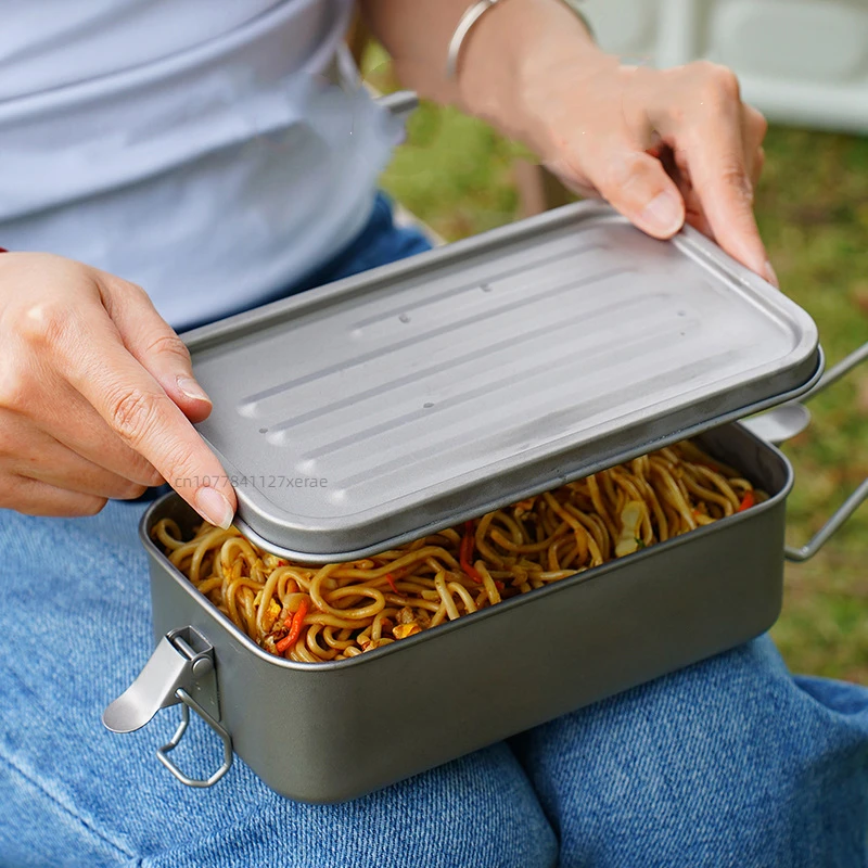 Outdoor Pure Titanium Square L - огляд і ціна Outdoor Camping Meals