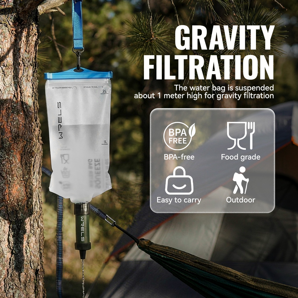 WERLS Hiking Personal Mini Wat - огляд і ціна Outdoor Camping Water Filter