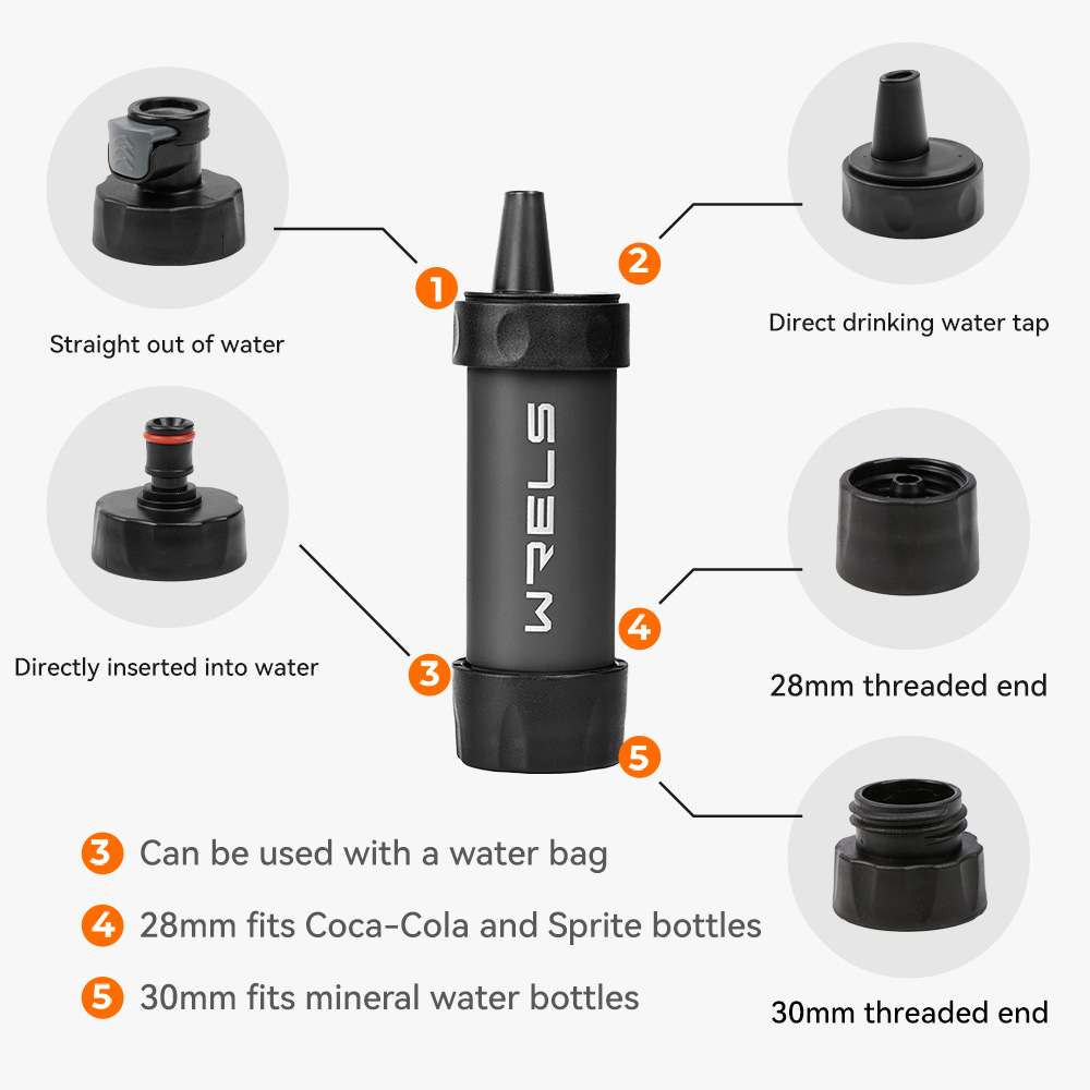 WERLS Hiking Personal Mini Wat - огляд і ціна Outdoor Camping Water Filter