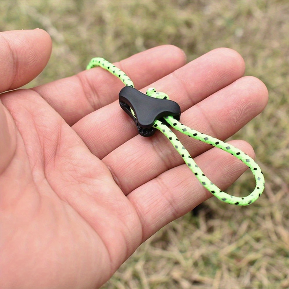 10pcs Camping Tent Rope Buckle - огляд і ціна Outdoor Camping Extension Cord