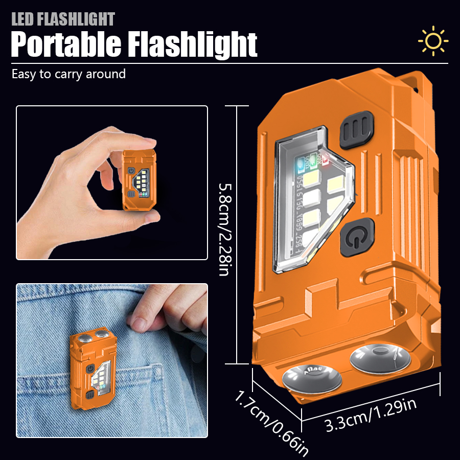 Mini Keychain EDC Flashlight R - огляд і ціна Headlamp