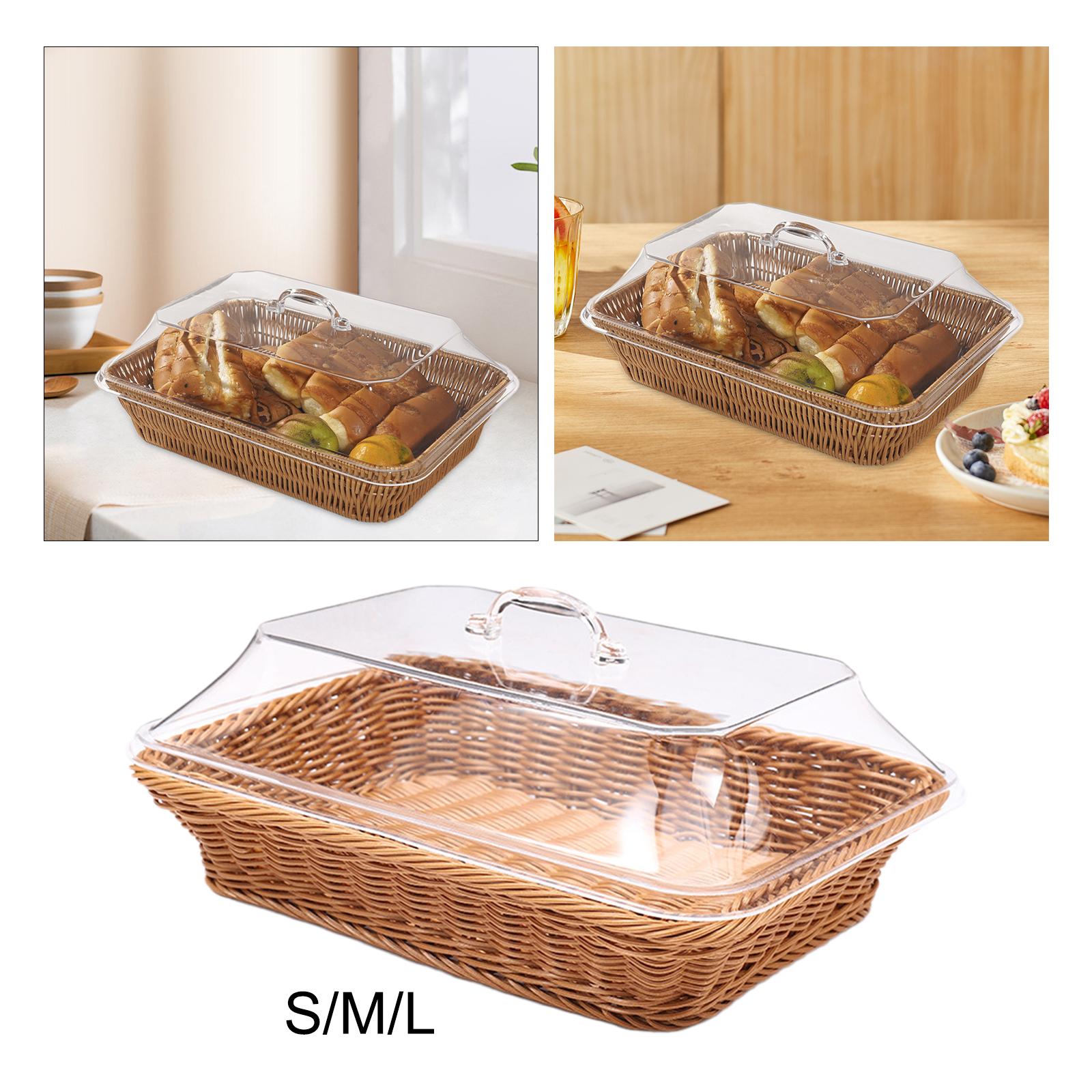 Woven Bread Basket with Lid Me - огляд і ціна Outdoor Camping Meals