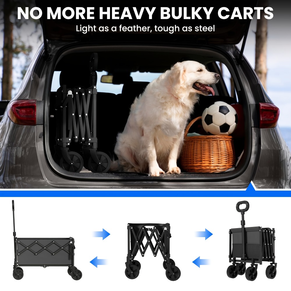 Folding Garden Cart 360 lbs Ca - огляд і ціна Outdoor Y Camping