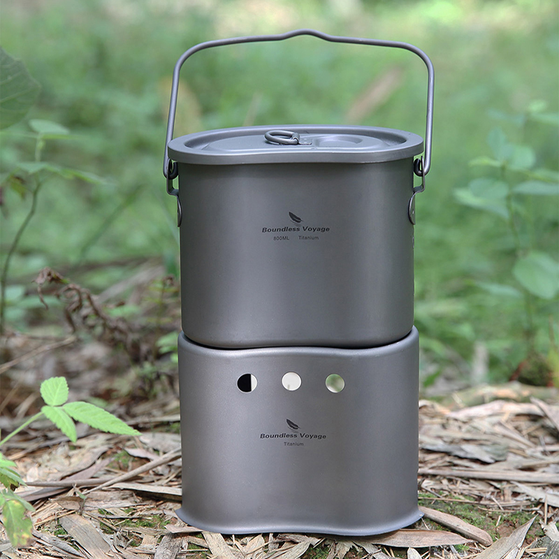 Boundless Voyage Titanium Cook - огляд і ціна Outdoor Camping Stove Wood