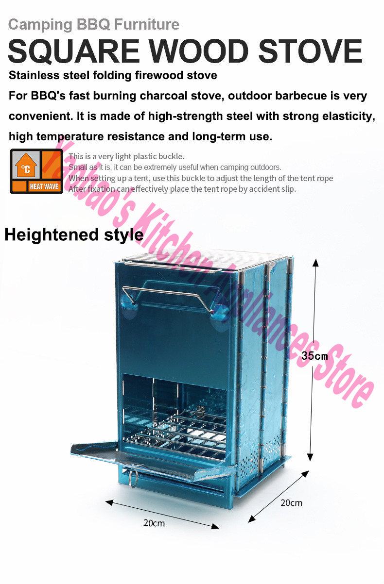 Wood Stove Outdoor Camping Equ - огляд і ціна Outdoor Camping Stove Wood
