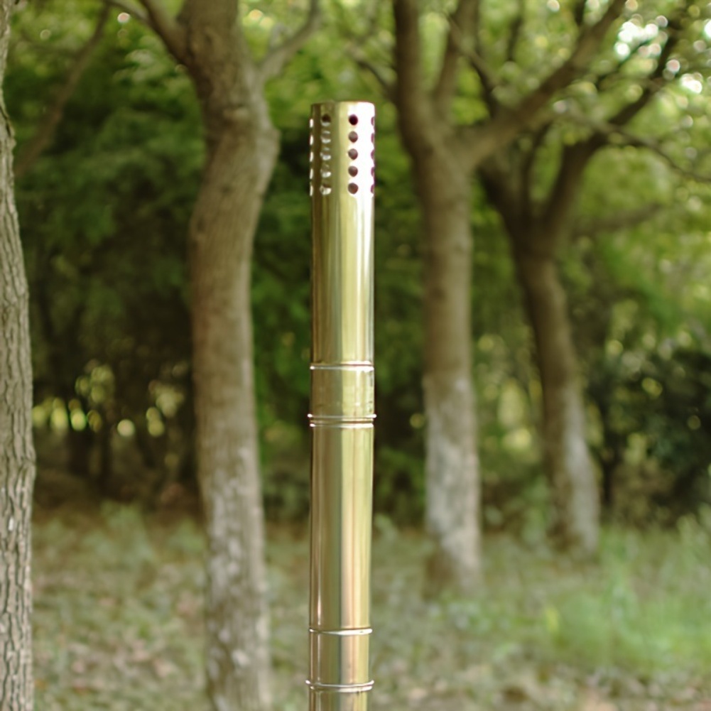 Stainless Steel Smoke Pipe Kit - огляд і ціна Outdoor Camping Stove Wood