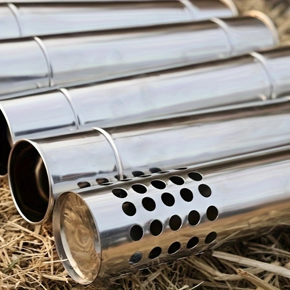 Stainless Steel Smoke Pipe Kit - огляд і ціна Outdoor Camping Stove Wood