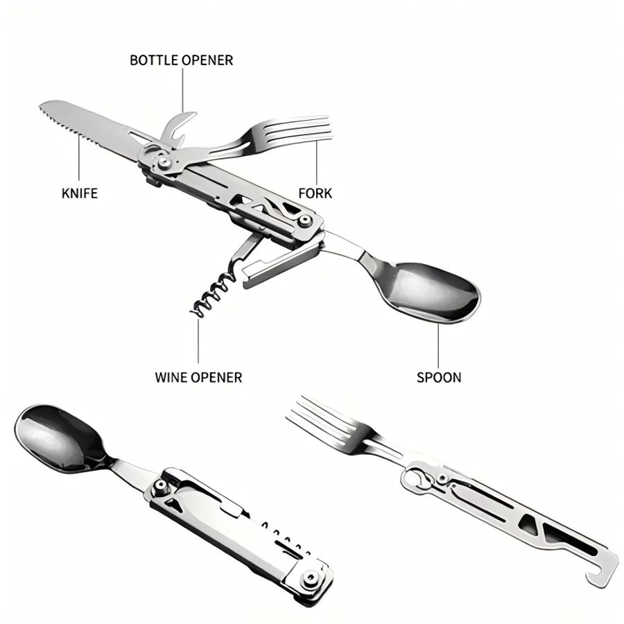 1 pc 6 in 1 Multifunctional Cu - огляд і ціна Outdoor Camping Meals