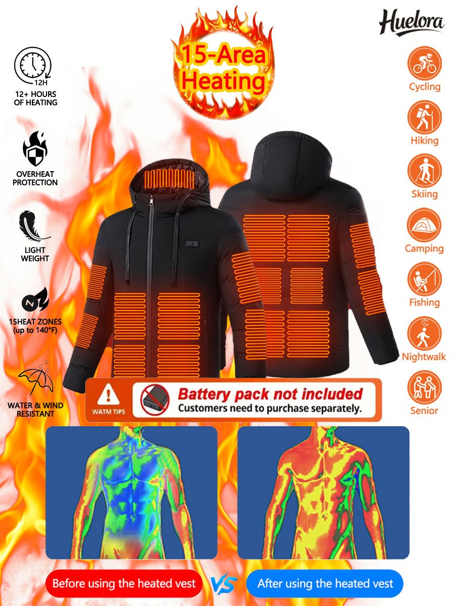 Huelora 11 Area Heated Jacket  - огляд і ціна Outdoor Camping Jacket